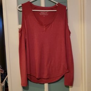 Sexy shoulders long sleeve